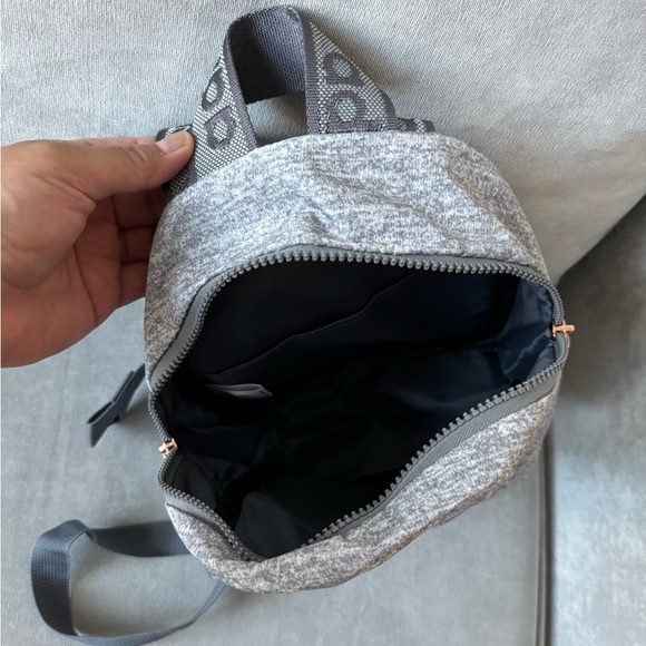 Adidas Mini Backpack Gray and Rose Gold - Picture 2 of 3